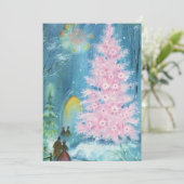 Cartes Pour Fêtes Annuelles Église de Noël (Debout devant)