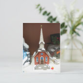 Cartes Pour Fêtes Annuelles Église de Noël (Debout devant)