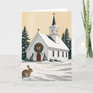 Cartes Pour Fêtes Annuelles Église de Noël