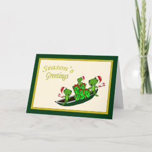 Cartes Pour Fêtes Annuelles Église de Santa Alligators