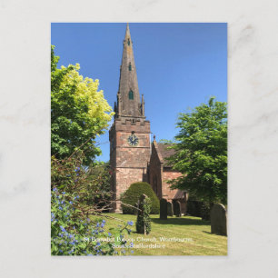 Cartes Pour Fêtes Annuelles Église St Benedict Biscop Wombourne Staffordshire