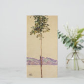 Cartes Pour Fêtes Annuelles Egon Schiele - Petit Arbre Châtaignier Au Lac (Debout devant)