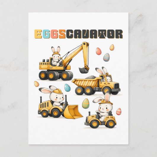 Cartes Pour Fêtes Annuelles égoscavateur (Devant)
