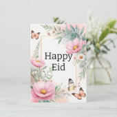Cartes Pour Fêtes Annuelles Eid joyeux (Debout devant)