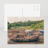 Cartes Pour Fêtes Annuelles Eigg Côtier (Devant / Derrière)