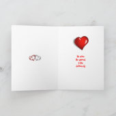 Cartes Pour Fêtes Annuelles Eigor manger coeur - alternative valentine (Intérieur)