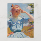 Cartes Pour Fêtes Annuelles Eleanor par Frank Weston Benson (Devant)