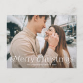 Cartes Pour Fêtes Annuelles Élégance festive Joyeux Noël Photo (Devant)