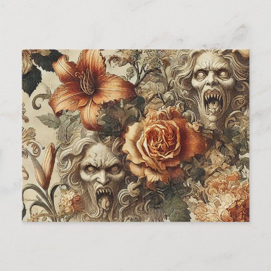 Cartes Pour Fêtes Annuelles Élégance Grotesque - Gothique victorien (Devant)