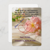 Cartes Pour Fêtes Annuelles Élégance intemporelle (Devant / Derrière)