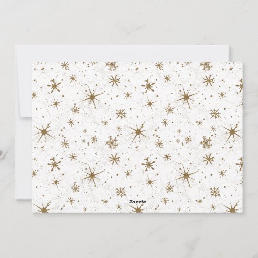 Cartes Pour Fêtes Annuelles Élégance rustique Noël personnalisé (Dos)