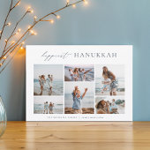 Cartes Pour Fêtes Annuelles Elegant 6 Photo Collage Happiest Hanoukka