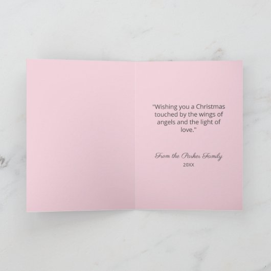 Cartes Pour Fêtes Annuelles Élégant Ange de Noël Éperche (Intérieur)