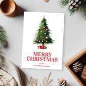 Cartes Pour Fêtes Annuelles Élégant arbre de Noël moderne