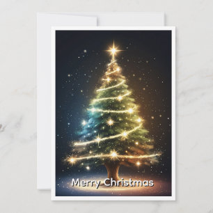 Cartes Pour Fêtes Annuelles Élégant arbre de Noël moderne non photo