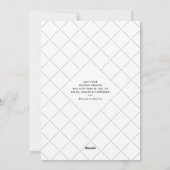 Cartes Pour Fêtes Annuelles Élégant Arbre de Noël vert Turquoise (Dos)