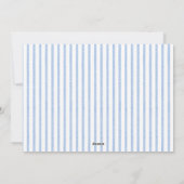 Cartes Pour Fêtes Annuelles Elégant bleu blanc Citrus Joyeux Noël Photo (Dos)