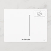 Cartes Pour Fêtes Annuelles élégant bleu festif Noël Salutation PostCards (Dos)