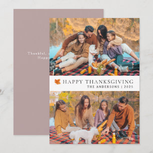 Cartes Pour Fêtes Annuelles Elégant Bon thanksgiving moderne Automne 2 Photo