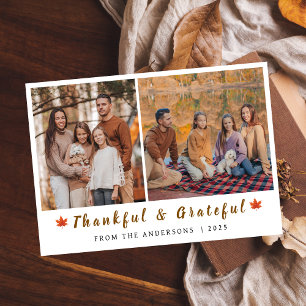 Cartes Pour Fêtes Annuelles Elégant Bon thanksgiving moderne Automne 2 Photo