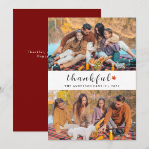 Cartes Pour Fêtes Annuelles Elégant Bon thanksgiving moderne Automne 2 Photo