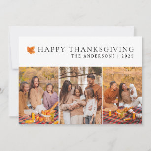 Cartes Pour Fêtes Annuelles Elégant Bon thanksgiving moderne Automne 3 Photo