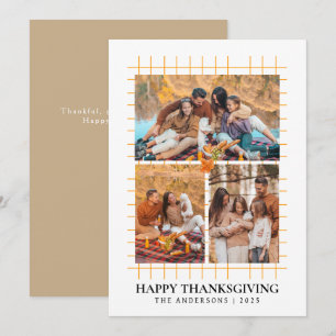 Cartes Pour Fêtes Annuelles Elégant Bon thanksgiving moderne Automne 3 Photo