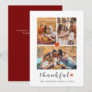 Cartes Pour Fêtes Annuelles Elégant Bon thanksgiving moderne Automne 3 Photo