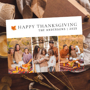 Cartes Pour Fêtes Annuelles Elégant Bon thanksgiving moderne Automne 3 Photo