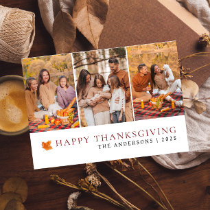 Cartes Pour Fêtes Annuelles Elégant Bon thanksgiving moderne Automne 3 Photo