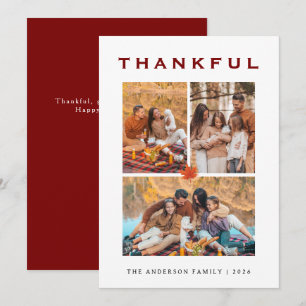 Cartes Pour Fêtes Annuelles Elégant Bon thanksgiving moderne Automne 3 Photo