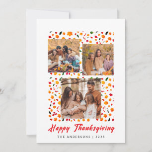 Cartes Pour Fêtes Annuelles Elégant Bon thanksgiving moderne photo d'automne