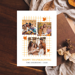 Cartes Pour Fêtes Annuelles Elégant Bon thanksgiving moderne photo d'automne