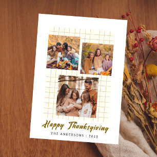 Cartes Pour Fêtes Annuelles Elégant Bon thanksgiving moderne photo d'automne