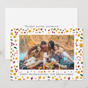 Cartes Pour Fêtes Annuelles Elégant Bon thanksgiving moderne photo d'automne