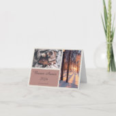 Cartes Pour Fêtes Annuelles Elegant Bonne Année 2026 Folded Greeting Card (Devant)