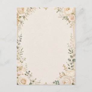 Cartes Pour Fêtes Annuelles Élégant Botanique sur Papier Artisanal Ancien