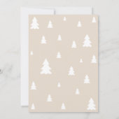 Cartes Pour Fêtes Annuelles Elegant Bow Présent À feuillage persistant Tree Ph (Dos)