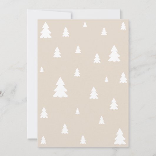 Cartes Pour Fêtes Annuelles Elegant Bow Présent À feuillage persistant Tree Ph (Dos)