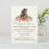 Cartes Pour Fêtes Annuelles Élégant Cheval de Noël (Debout devant)
