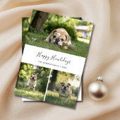 Cartes Pour Fêtes Annuelles Elégant Chien Photo Noël Joyeux Howlidays Animaux