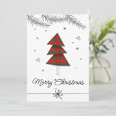 Cartes Pour Fêtes Annuelles Elegant Christmas Card | Festive Holiday Greeting (Debout devant)