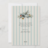 Cartes Pour Fêtes Annuelles Elegant Christmas Tree in Porcelain Pot (Dos)