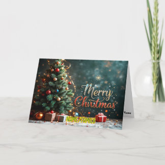 Cartes Pour Fêtes Annuelles Elegant Christmas Tree with Gifts