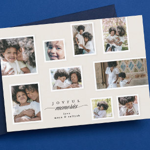 Cartes Pour Fêtes Annuelles Elégant Collage Photo Moderne Joyeux Cadres