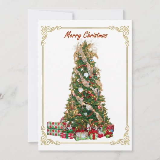 Cartes Pour Fêtes Annuelles Elegant designed Christmas Tree (Devant)