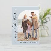 Cartes Pour Fêtes Annuelles Élégant élégant 4 PHOTO Noël Salutation (Debout devant)