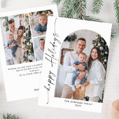 Cartes Pour Fêtes Annuelles Élégant élégant 4 PHOTO Noël Salutation