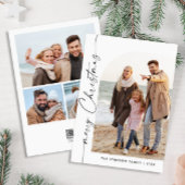 Cartes Pour Fêtes Annuelles Élégant élégant 4 PHOTO Noël Salutation