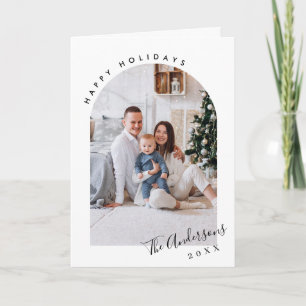 Cartes Pour Fêtes Annuelles Élégant élégant 5 PHOTO Noël Salutation